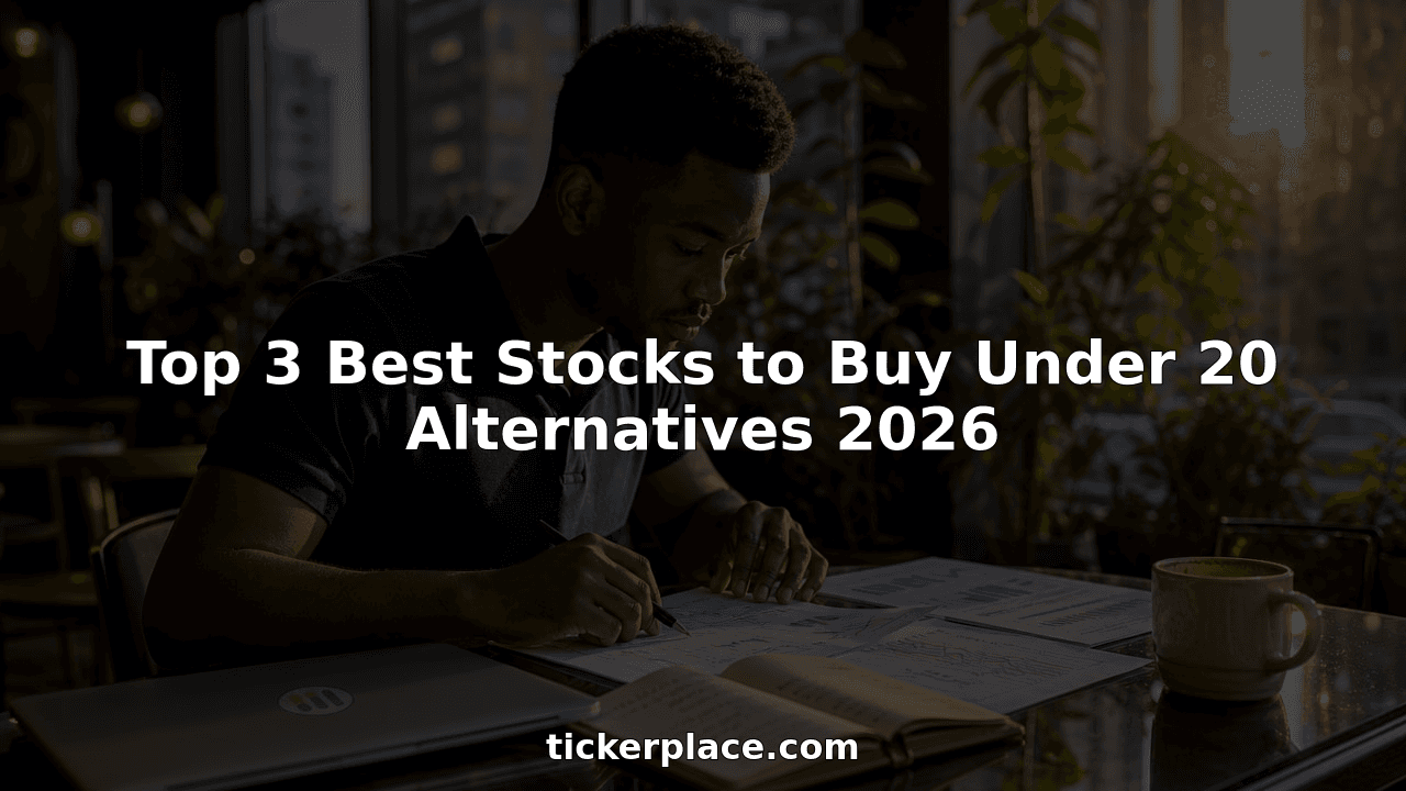 Top 3 Best Stocks to Buy Under 20 Alternatives 2026
