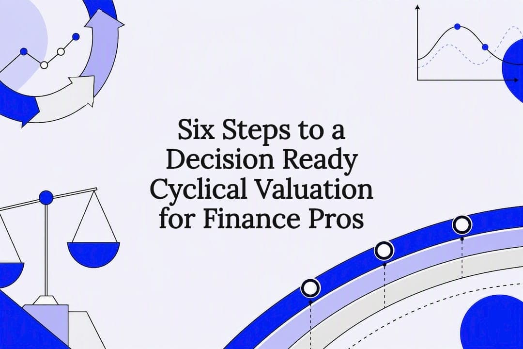 Six Steps to a Decision Ready Cyclical Valuation for Finance Pros
